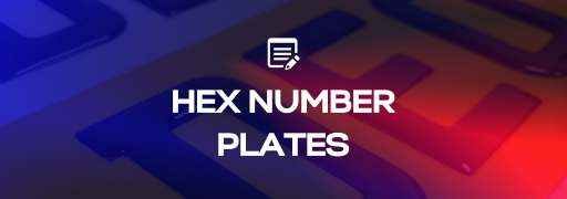 Hex Number Plates: A Modern Take on a Traditional Accessory