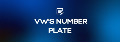 Why Your VW's Number Plate Matters