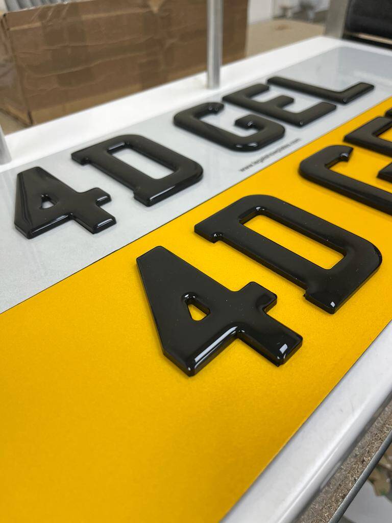 4D Number Plates Maker UK, Premium 4D Number Plate Maker Ireland